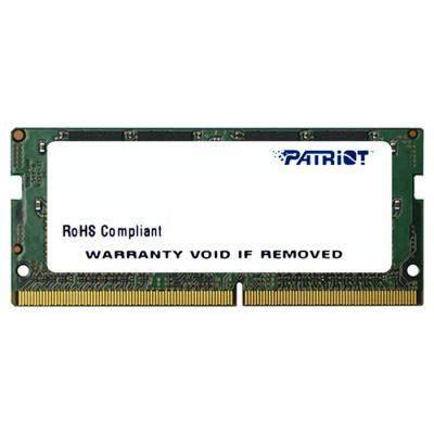 Модуль пам'яті для ноутбука SoDIMM DDR4 8GB 2133 MHz Patriot (PSD48G213381S)