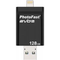 USB флеш накопичувач PhotoFast 128GB i-Flashdrive EVO Plus USB3.0-microUSB/Lightning (EVOPLUS128GBU3)