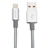Дата кабель USB 2.0 AM to Lightning 1.0m silver Verbatim (48859)