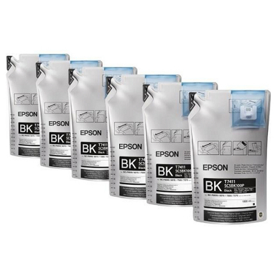 Контейнер з чорнилом Epson SC-F6200/7200 UltraChrome DS HD Black (1Lx6packs) (C13T741X00)