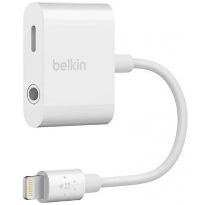 Перехідник Lightning to 3.5 mm audio + power Belkin (F8J212btWHT)