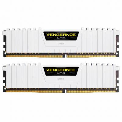 Модуль пам'яті для комп'ютера DDR4 32GB (2x16GB) 2666 MHz Vengeance LPX White Corsair (CMK32GX4M2A2666C16W)