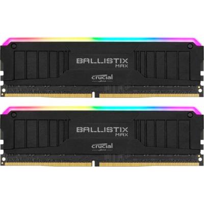Модуль пам'яті для комп'ютера DDR4 16GB (2x8GB) 4000 MHz Ballistix Black Micron (BLM2K8G40C18U4BL)