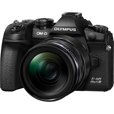 Цифровий фотоапарат Olympus E-M1 mark III 12-40 Kit black/black (V207101BE000)