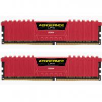Модуль пам'яті для комп'ютера DDR4 32GB (2x16GB) 2400 MHz Vengeance LPX Red Corsair (CMK32GX4M2A2400C14R)