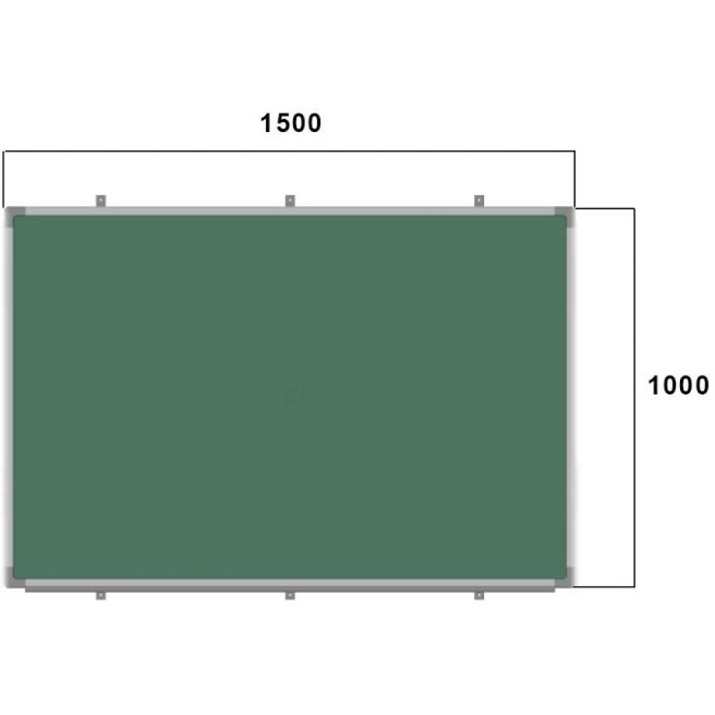 Шкільна дошка Sector магнітно-крейдова, 150х100 см (К1510)