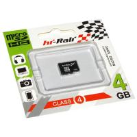 Карта пам'яті Hi-Rali 4GB microSDHC class 4 (HI-4GBSDCL4-00)