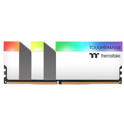 Модуль пам'яті для комп'ютера DDR4 16GB (2x8GB) 4400 MHz Toughram White RGB ThermalTake (R022D408GX2-4400C19A)