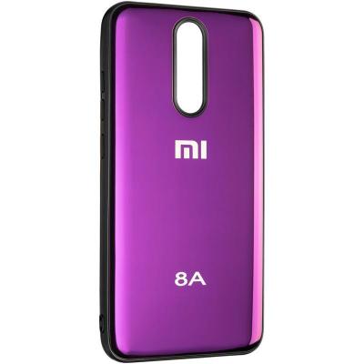 Чохол до мобільного телефона Gelius Metal Glass Case for Xiaomi Redmi 8a Violet (00000077066)