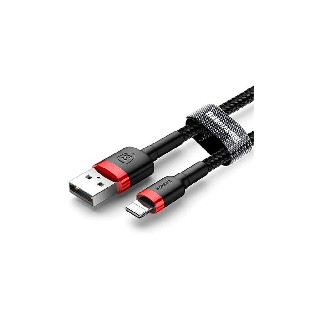 Дата кабель USB 2.0 AM to Lightning 2.0m 1.5A red-black Baseus (CALKLF-C19) Дата кабель USB 2.0 AM to Lightning 2.0m 1.5A red-black Baseus (CALKLF-C19)