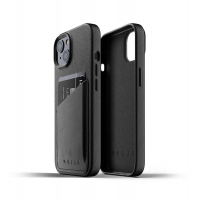 Чохол до мобільного телефона Mujjo Apple iPhone 13 Wallet Full Leather, Black (MUJJO-CL-022-BK)