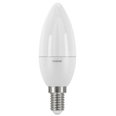 Bulb Osram LED VALUE CL B60 6.5W/830 230V FR E14 10X1 (4058075623569)