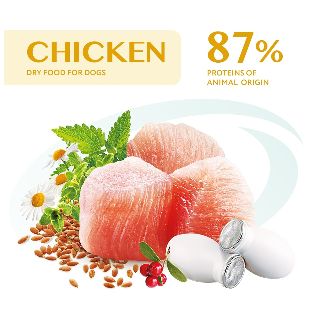 Сухий корм для собак Optimeal для великих порід зі смаком курки 4 кг (4820083905551) Сухий корм для собак Optimeal для великих порід зі смаком курки 4 кг (4820083905551)