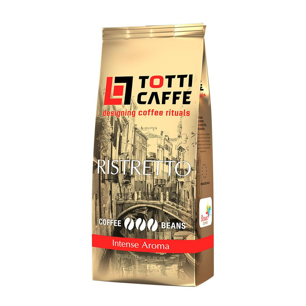 Кава TOTTI Caffe в зернах 1000г пакет, "Ristretto" (tt.52084)