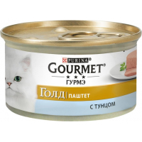 Pate for cats Purina Gourmet Gold. With tuna 85 g (7613031381029)