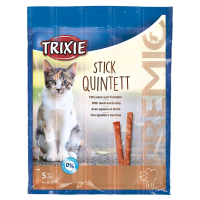 Ласощі для котів Trixie PREMIO Quadro-Sticks 5 шт (ягня та індичка) (4011905427232)