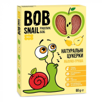 Цукерка Bob Snail Равлик Боб Яблучно-грушева 60 г (4820162520187)