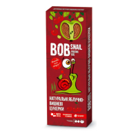 Цукерка Bob Snail Равлик Боб Яблучно-Вишня 30 г (4820162520286)