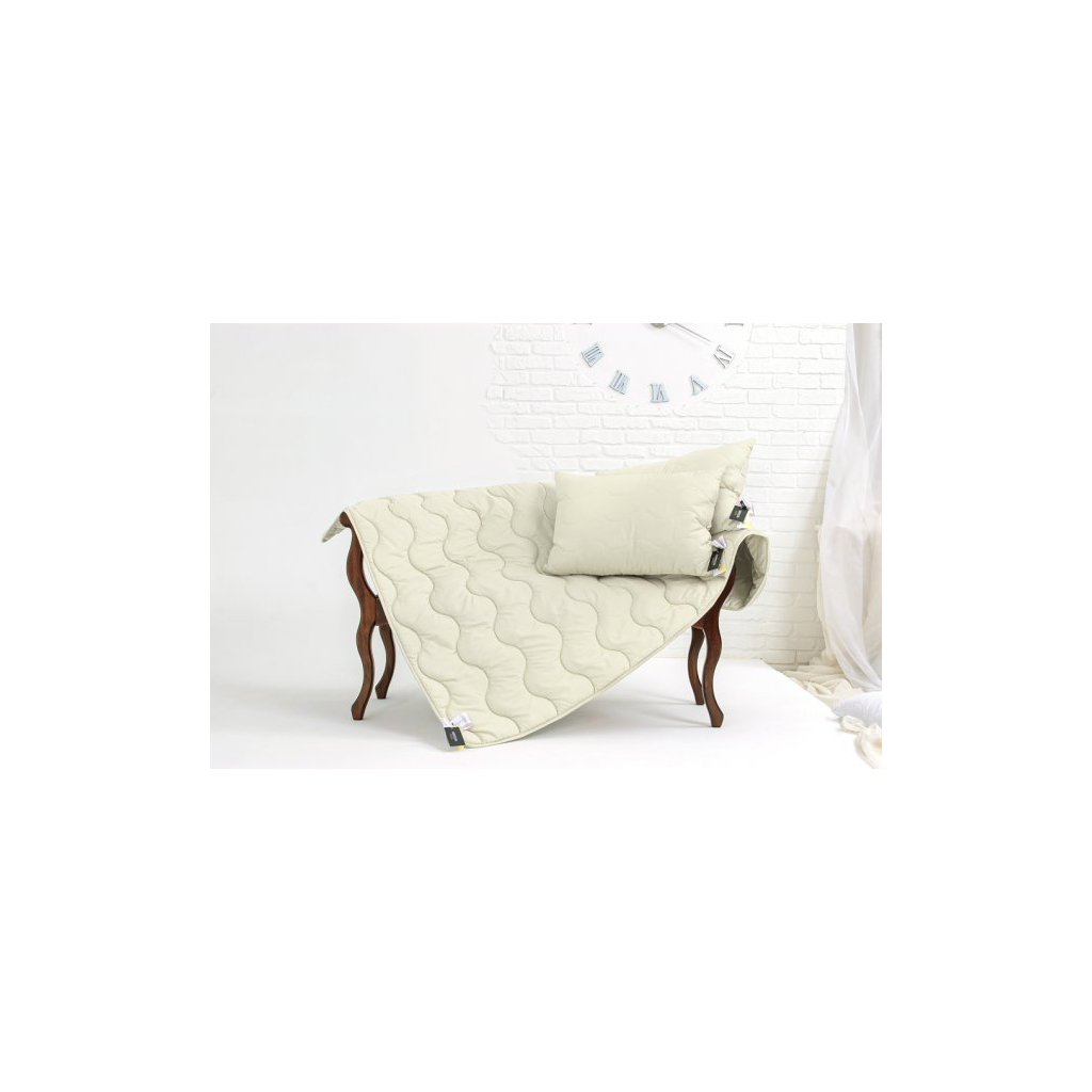 Ковдра MirSon антиалергійна EcoSilk №1632 Eco Light Creamy 220х240 (2200002647687)