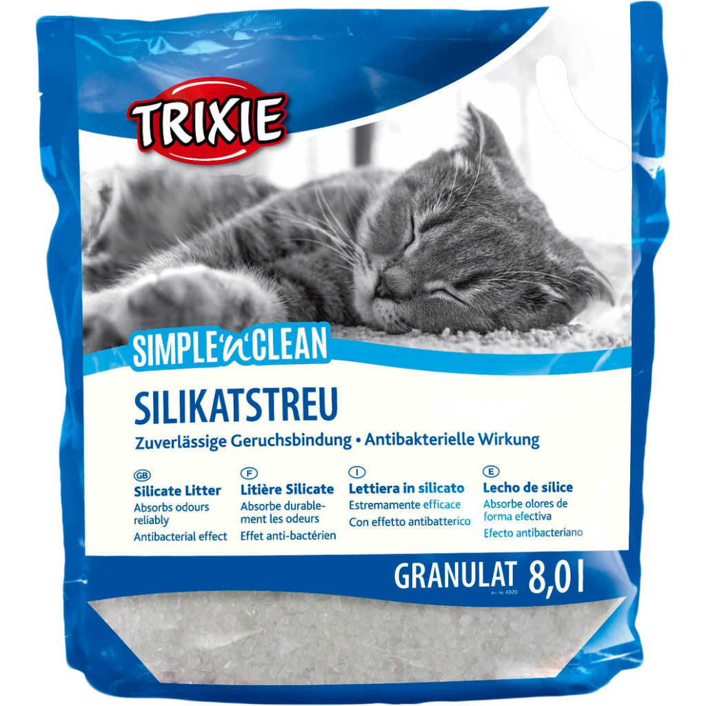 Наповнювач для туалету Trixie Simple&Clean силікагелевий вбирний 3.6 кг 8 л (4047974040201) Наповнювач для туалету Trixie Simple&Clean силікагелевий вбирний 3.6 кг 8 л (4047974040201)