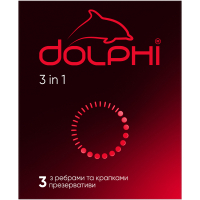 Презервативи Dolphi 3 in 1 3 шт. (4820144770579)