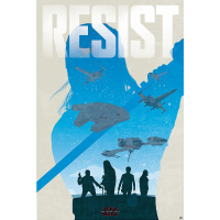 Sticker sticker ABYstyle Poster Star Wars - "Resist" 91.5x61 cm (ABYDCO471)