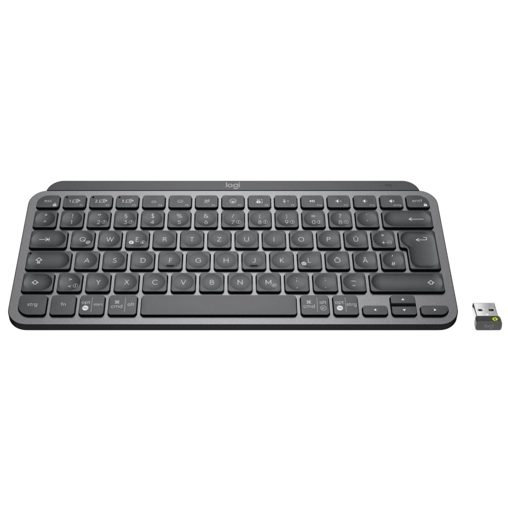 Клавіатура Logitech MX Keys Mini For Business Wireless Illuminated UA Graphite (920-010608) Клавіатура Logitech MX Keys Mini For Business Wireless Illuminated UA Graphite (920-010608)