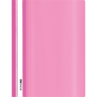 Folder Economix A4 without perforation, texture "gloss", pink (E31511-09)