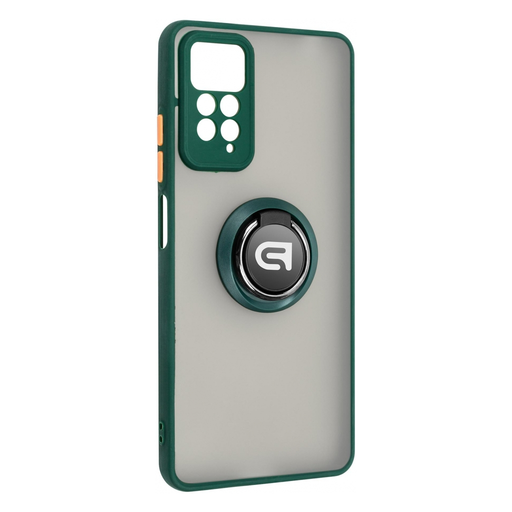 Чохол до мобільного телефона Armorstandart Frosted Matte Ring Xiaomi Redmi Note 12 Pro 4G Dark Green (ARM68383) Чохол до мобільного телефона Armorstandart Frosted Matte Ring Xiaomi Redmi Note 12 Pro 4G Dark Green (ARM68383)