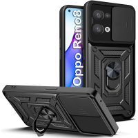 Чохол до мобільного телефона BeCover Military Oppo Reno8 Black (709112)