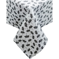 Tablecloth Provence MACAO ginkgo gray 133x220 cm (4823093446830)