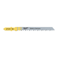 Milwaukee blade for jigsaw T144D, 75mm/ tooth pitch 4.0mm, 5pcs, wood, fast cut (4932213116)