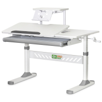 ErgoKids desk with shelf Gray (TH-310 W/G + BD-S30 G)