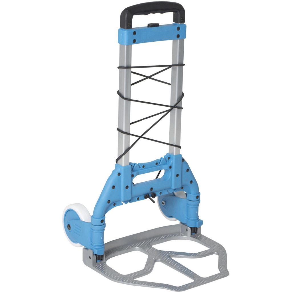 Сумка-візок Bo-Camp господарський Trolley Foldable 75 kg Сріблястий/Синій (5267283)
