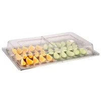 Таця Sunnex з прозорою кришкою 53 х 32,5 х 9,5 см (X52113)