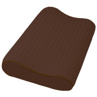 Pillowcase MirSon Satin Stripe 30-0006 Dark Brown 49x32x10.5 cm (2200006231356)