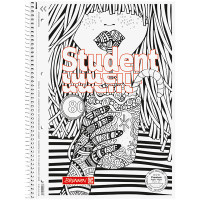 Brunnen notebook College pad A4 Premium in cell 80 sheets Zenart Cocktail (10-674 28 02)