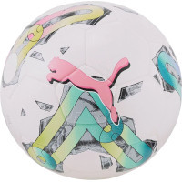 М'яч футбольний Puma Orbita 5 TB Hardground Уні 5 Білий / Рожевий / Мультиколор (4065449745024)