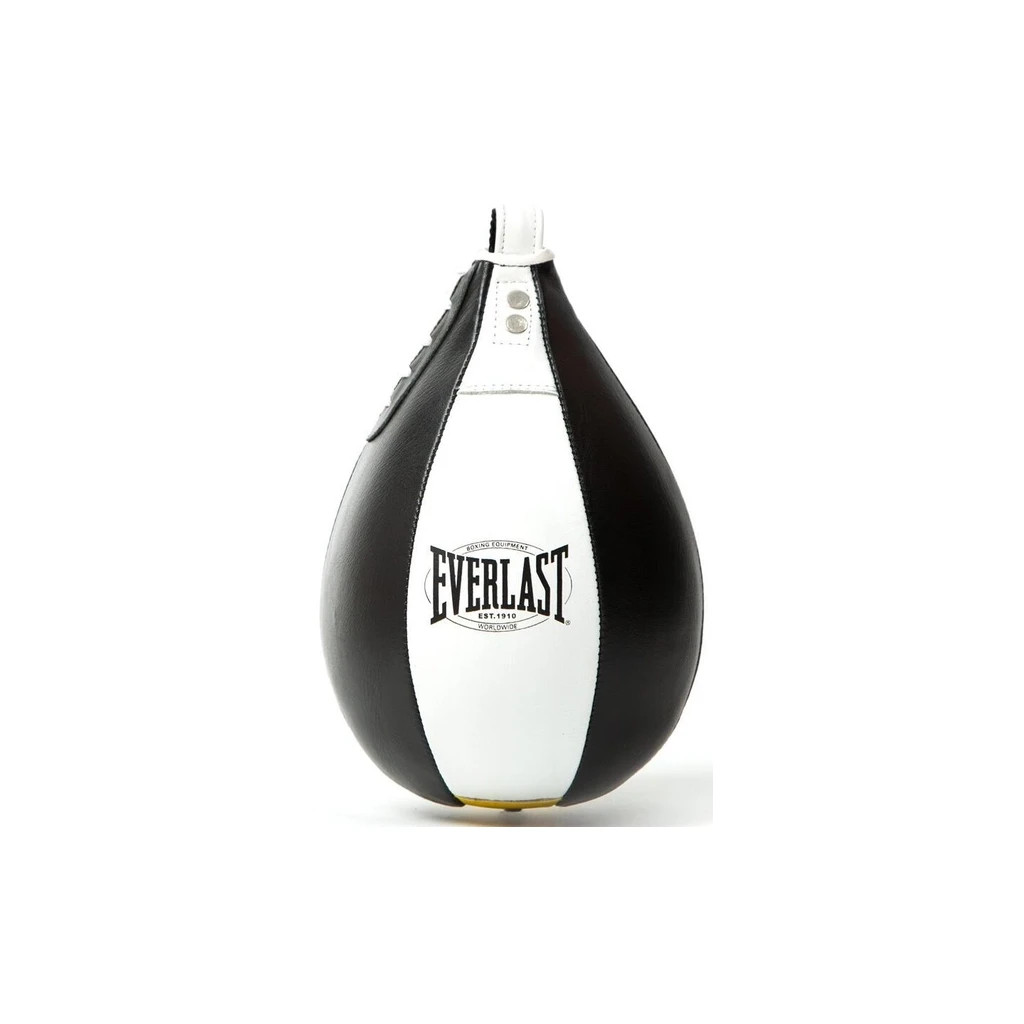 Груша боксерська Everlast 1910 Speed Bag 870740-70-81 Чорний/Білий 22,5 x 15 см (009283606763) Груша боксерська Everlast 1910 Speed Bag 870740-70-81 Чорний/Білий 22,5 x 15 см (009283606763)
