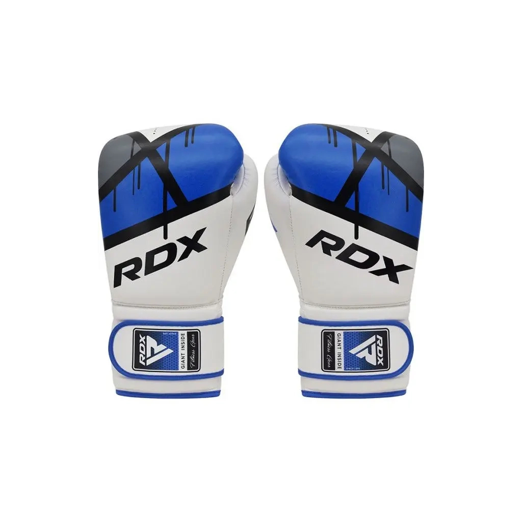 Боксерські рукавички RDX F7 Ego Blue 10 унцій (BGR-F7U-10oz)