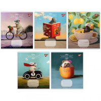 Notebook Yes Animal art 48 sheets line (767122)
