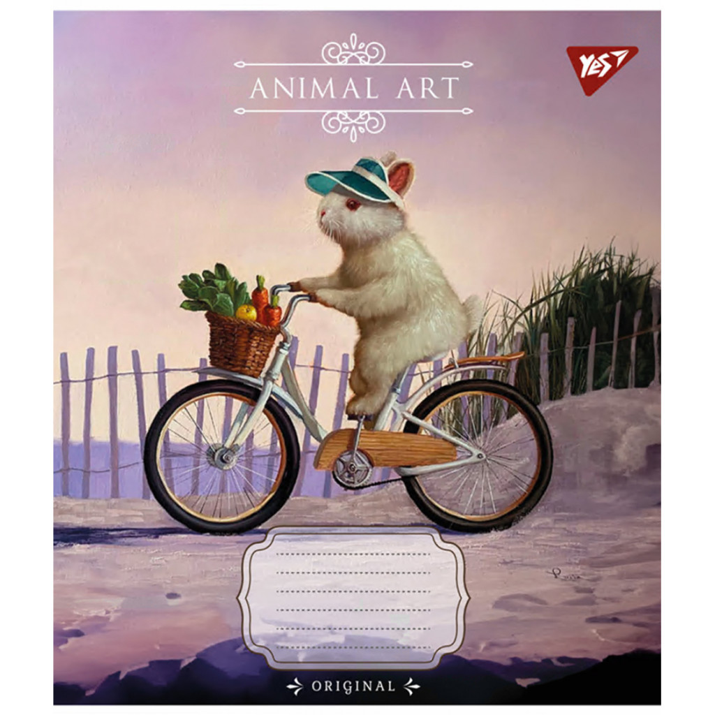 Зошит Yes Animal art 48 аркушів лінія (767122)