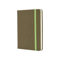 Notebook Optima A6 MAGIC, hard cover, eraser, white block line, pistachio (O20388-67)