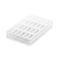 Mold for chocolate Silikomart Riga P 47x15 h16 mm 24 pcs (CH004)