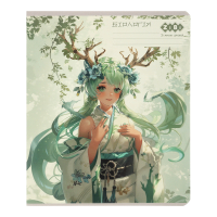 ZiBi subject notebook ANIME 48 sheets cell, biology (ZB.1704-04)