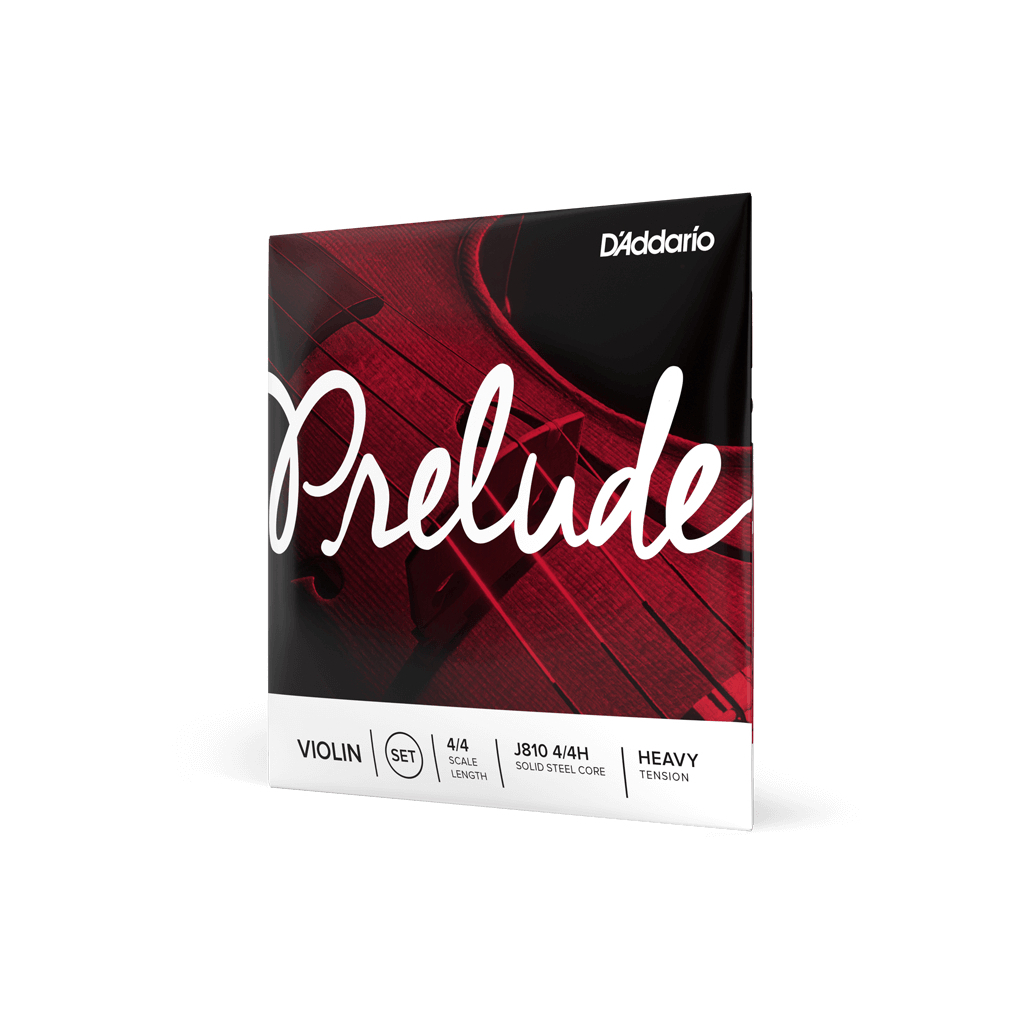 Струни для скрипки D'Addario Prelude Violin String Set 4/4 Scale Heavy Tension (J810 4/4H)