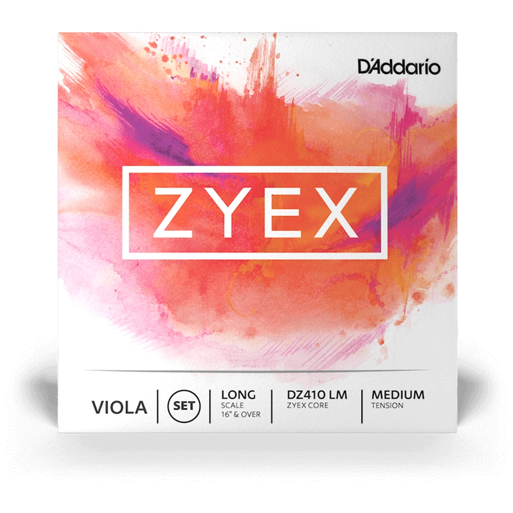 Струни для альта D'Addario ZYEX Viola String Set (Long Scale, Medium Tension) (DZ410 LM)