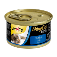 Консерви для котів GimCat Shiny Cat З тунцем в желе 70 г (4002064413280)