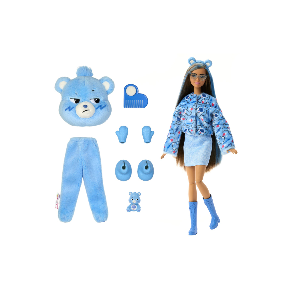 Лялька Barbie Cutie Reveal Care Bears Ведмедик Буркотун (JCN96)