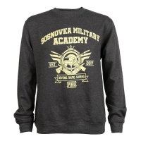 Світшот Jinx Pubg Military Academy Crew Neck Sweatshirt Charcoal Heather L (JINX-9235 CHL)